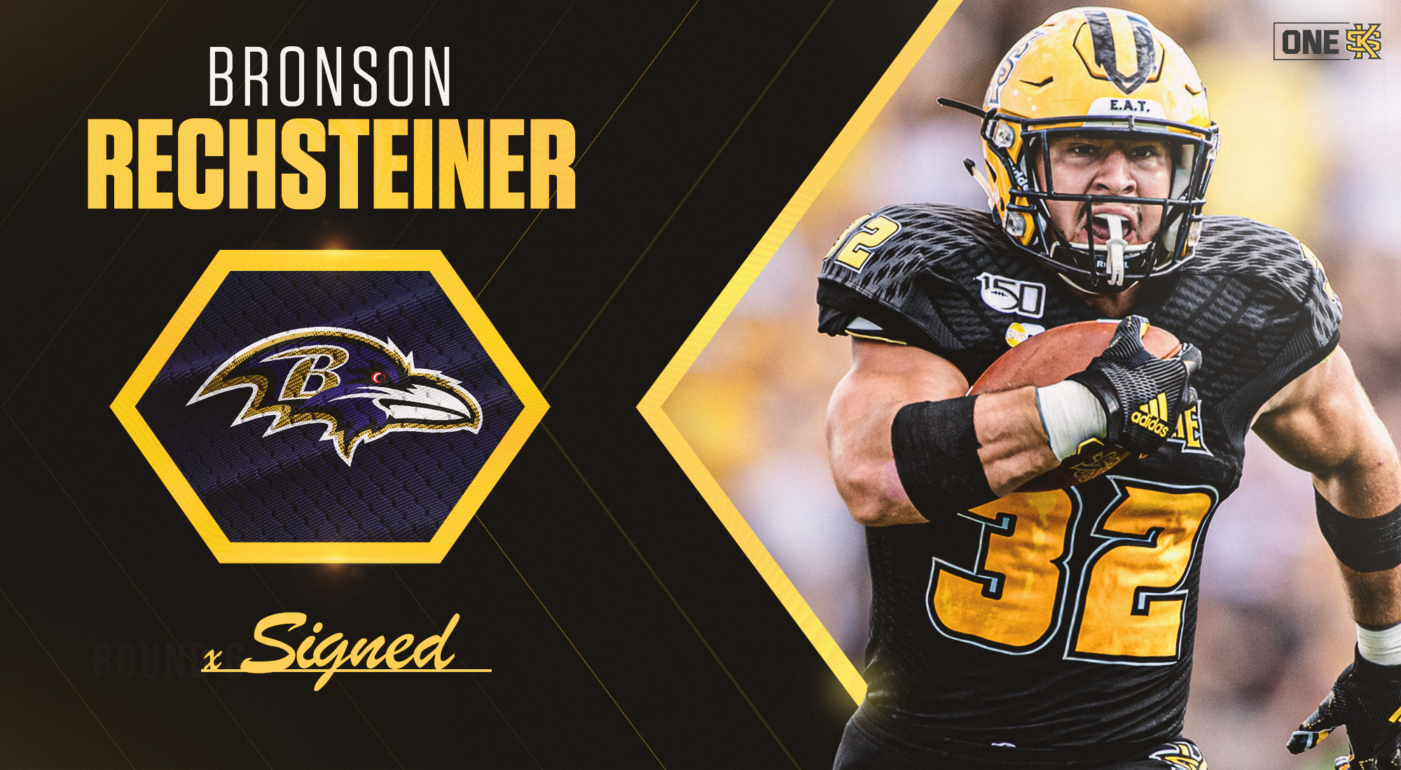 Bronson Rechsteiner, son and nephew of pro wrestlers, heading to Baltimore